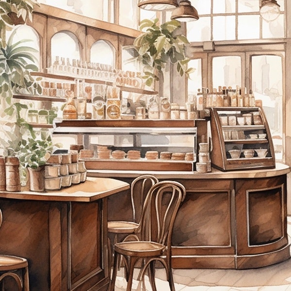 Postcard Penpaling Paula - Cafeteria