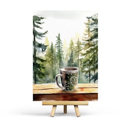 Vykort Penpaling Paula - Coffee and Nature