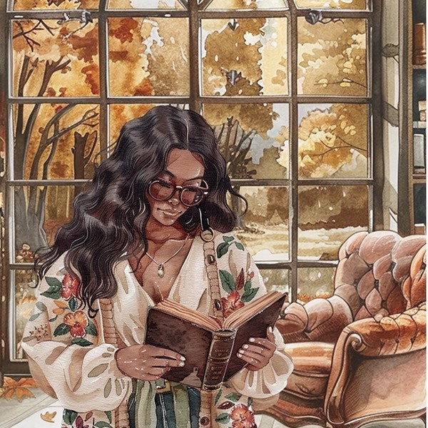 Vykort Penpaling Paula - Luminous Library