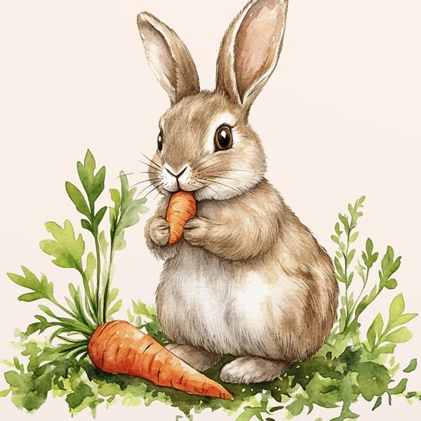 Vykort Penpaling Paula - Carrot Bunny