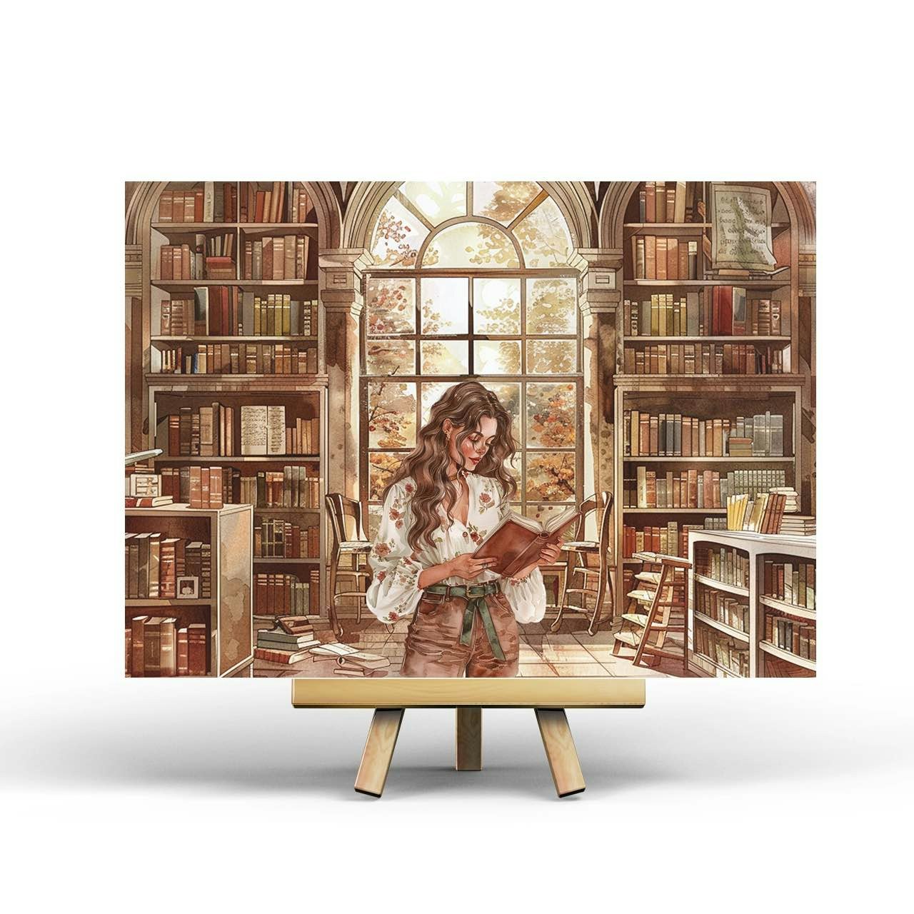 Vykort Penpaling Paula - Public Library