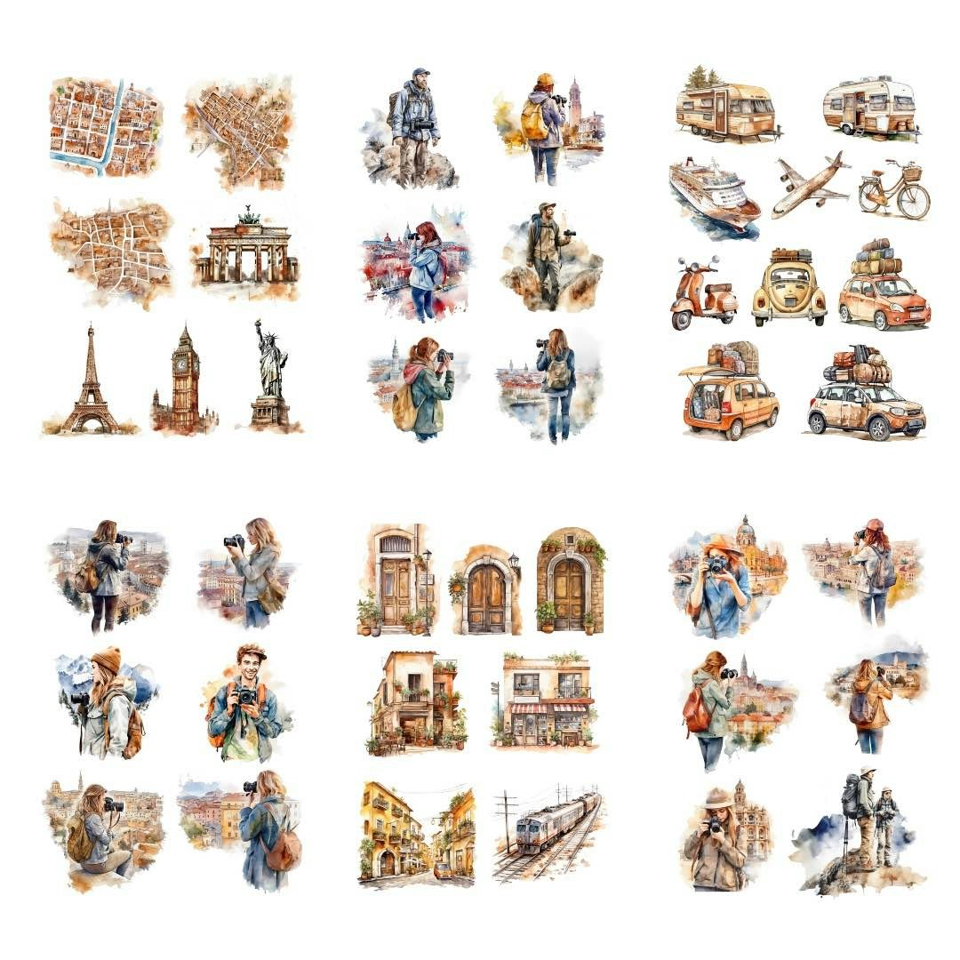 Stickers Penpaling Paula - Travel the World 15 ark