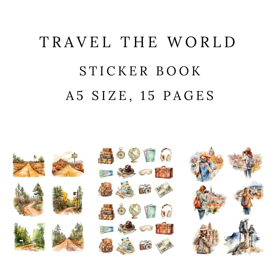 Stickers Penpaling Paula - Travel the World 15 ark