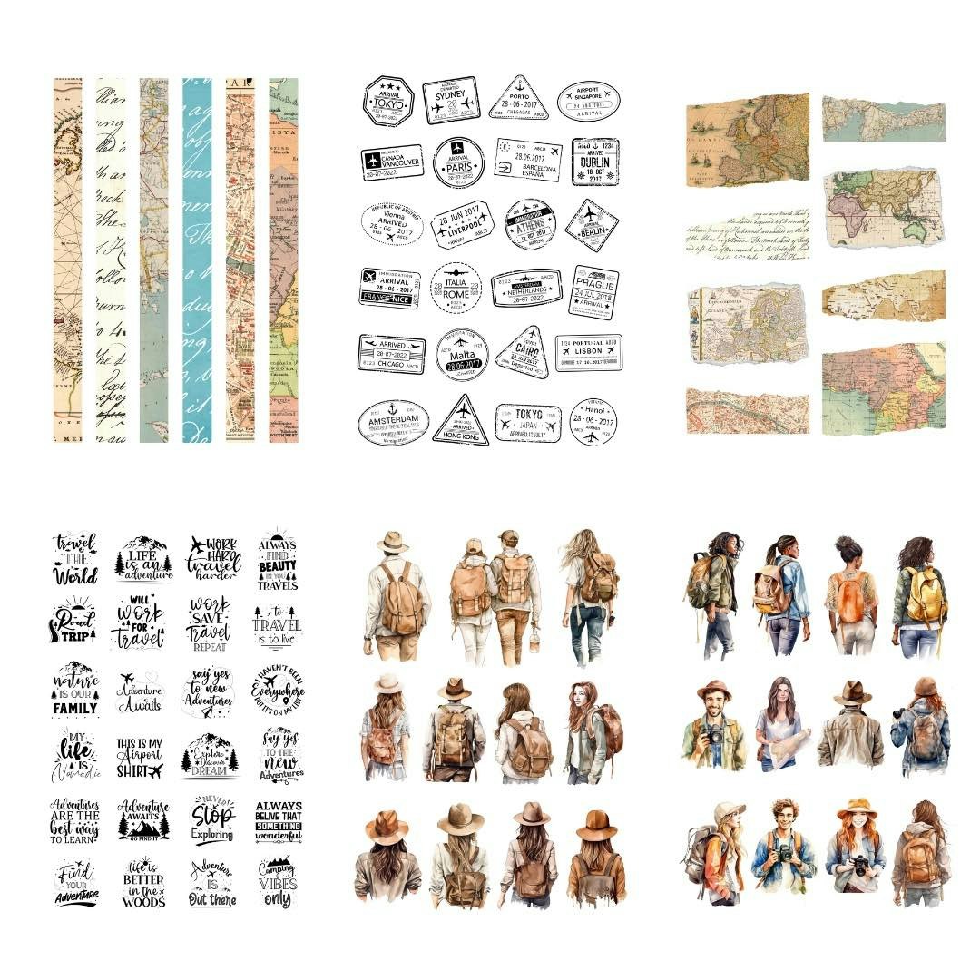 Stickers Penpaling Paula - Travel the World 15 ark