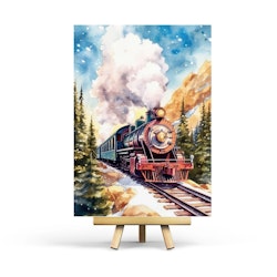 Vykort Penpaling Paula - Train