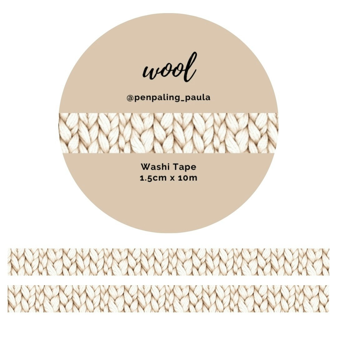 Washi Tape Penpaling Paula - Wool 15 mm