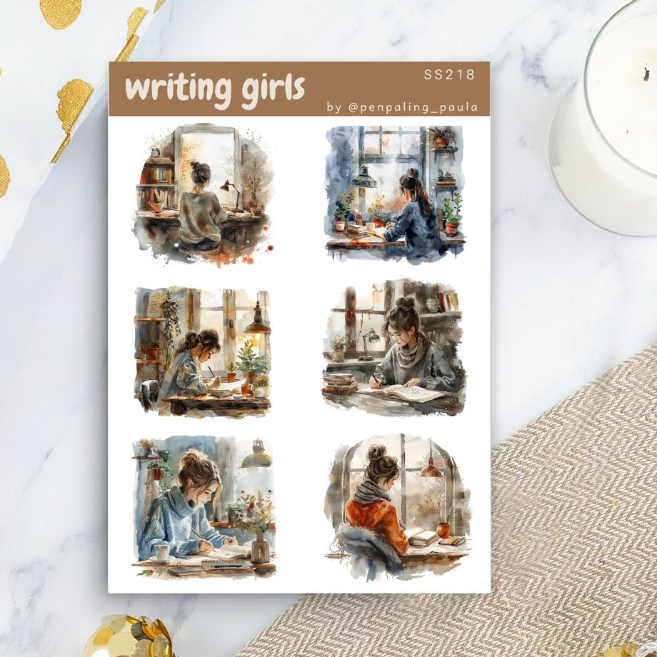 Stickers Penpaling Paula - Writing Girls