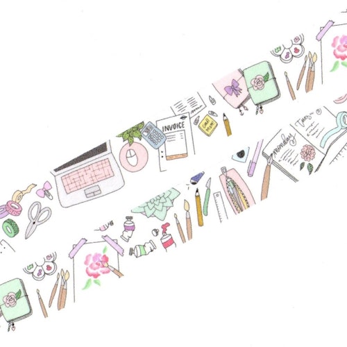 Washi tape Willwa - My Everyday Workspace 15 mm