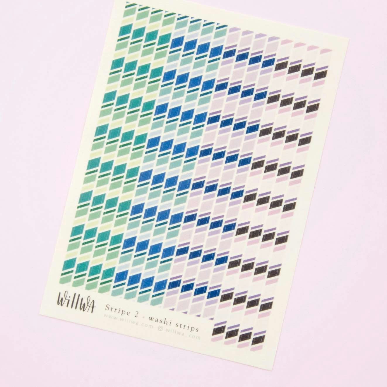 Stickers Willwa - Striped Washi Strips