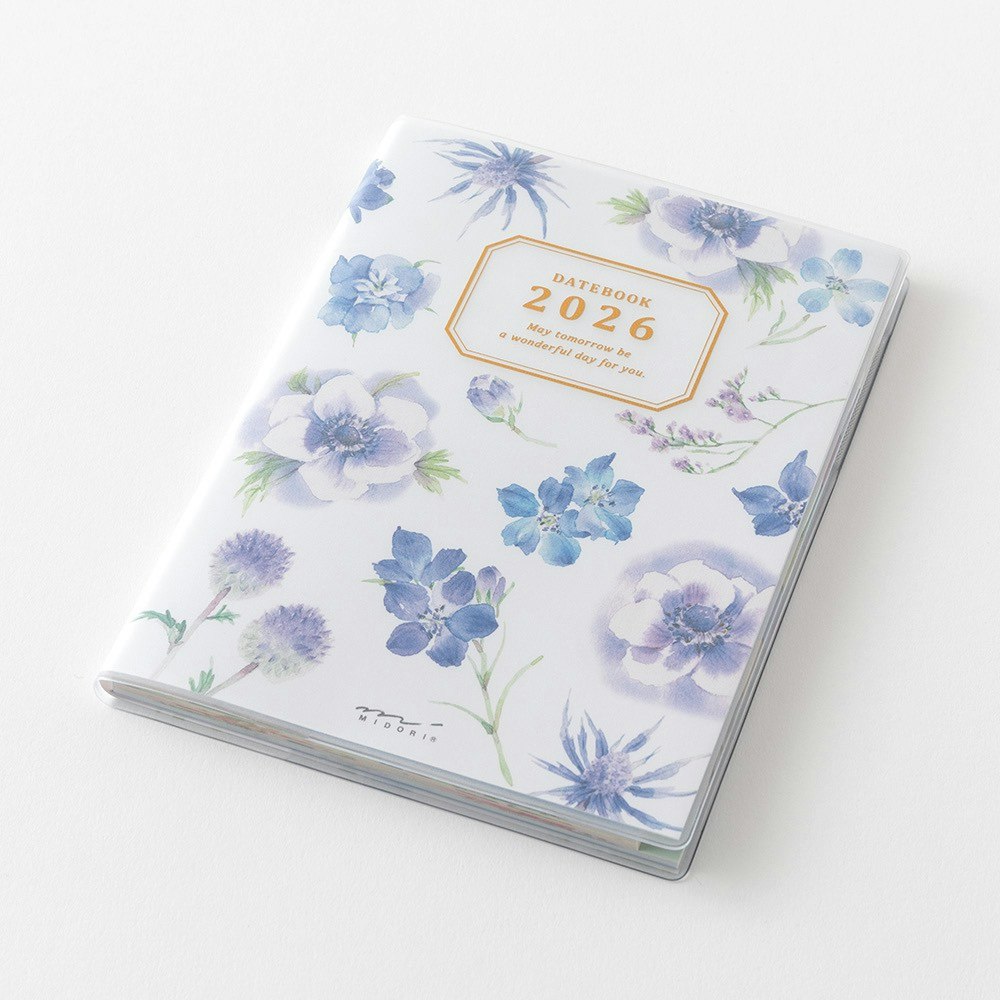 Midori 2026 Pocket Diary A6 Country Time Flower