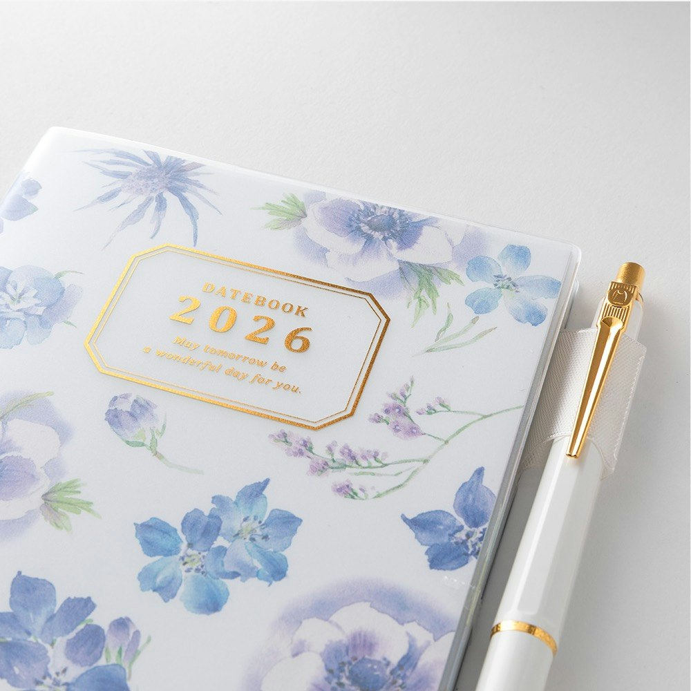 Midori 2026 Pocket Diary A6 Country Time Flower