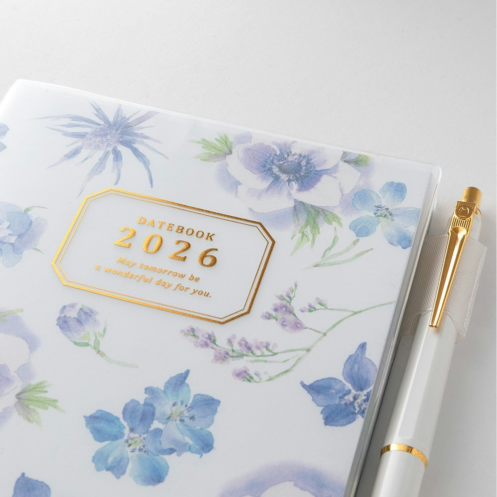 Midori 2026 Pocket Diary B6 Country Time Flower