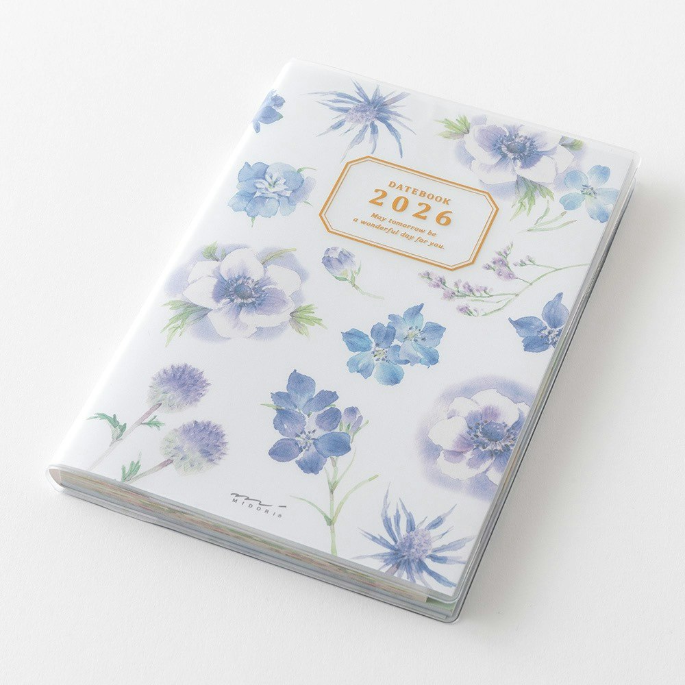 Midori 2026 Pocket Diary B6 Country Time Flower
