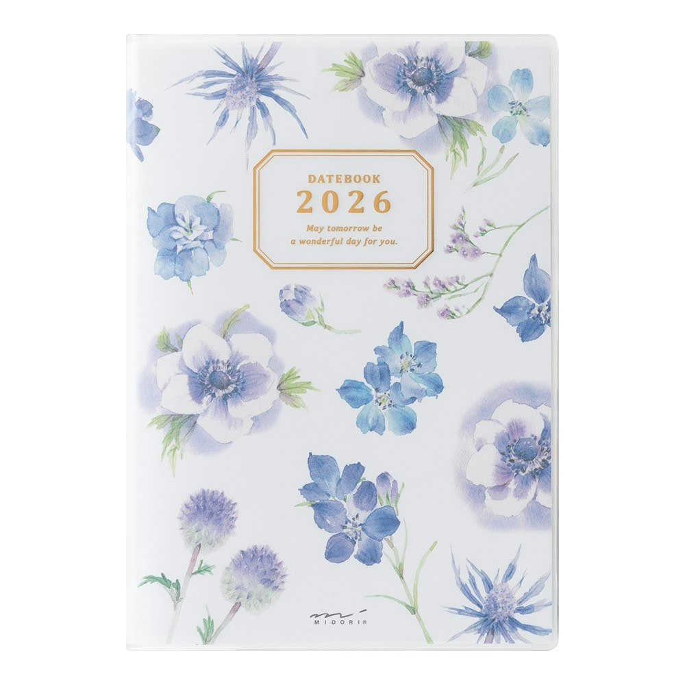 Midori 2026 Pocket Diary B6 Country Time Flower