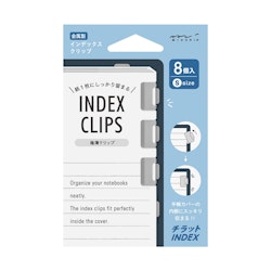 Midori Index Clip S Chiratto Silver