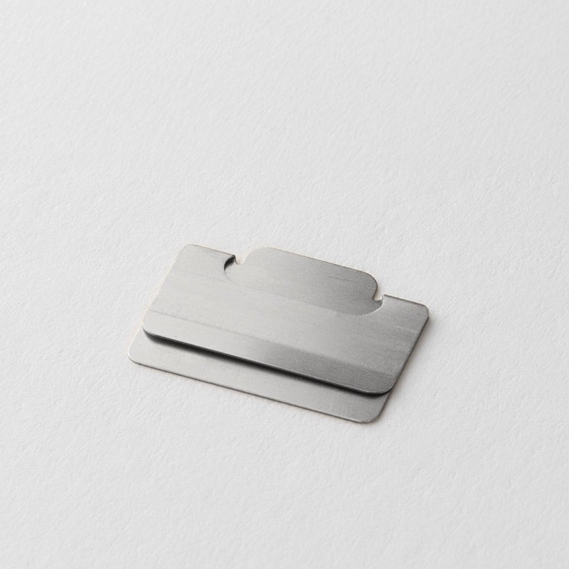 Midori Index Clip S Chiratto Silver