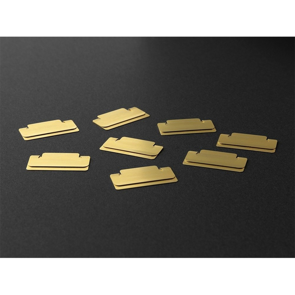 Midori Index Clips Brass