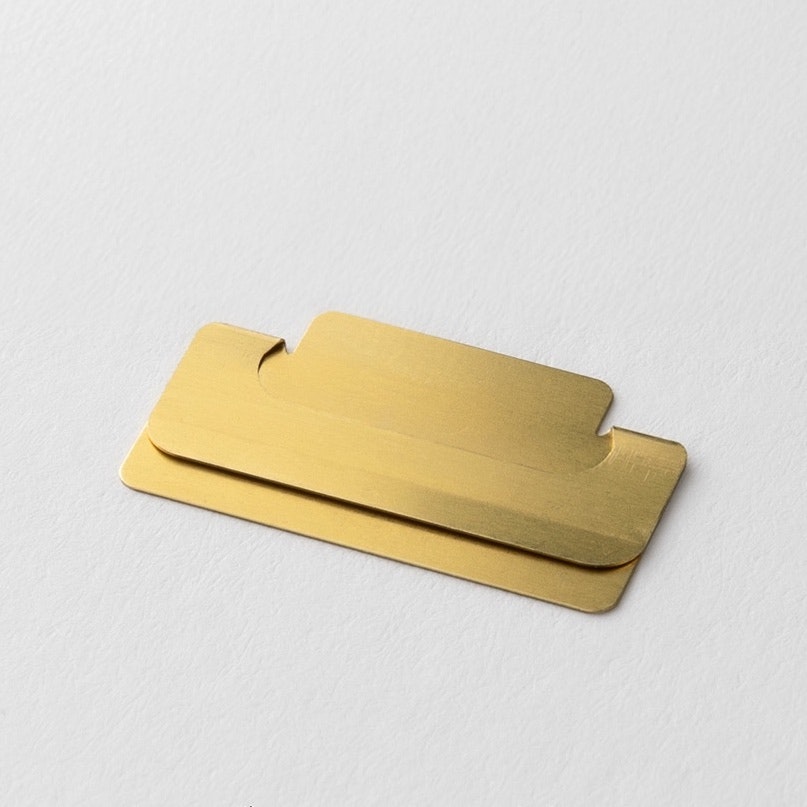 Midori Index Clips Brass