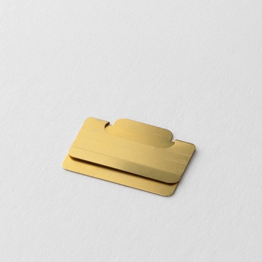 Midori Index Clip S Chiratto Brass