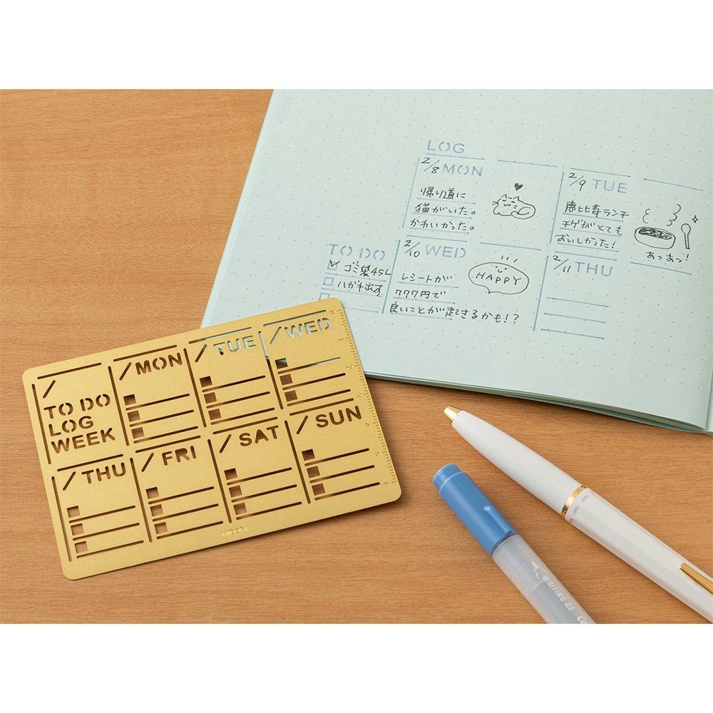 Midori Diary Template Weekly Block