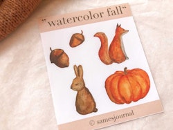 Stickers Sames Journal - Fox & Rabbit