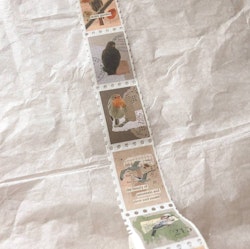 Washi Tape Sames Journal - Birds Autumn Stamp 25 mm