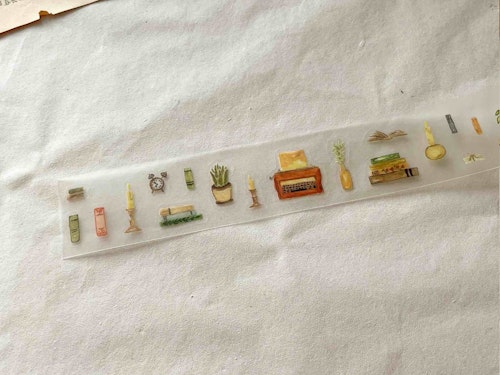 PET Tape Remsa Sames Journal (Kiss-Cut) - Vintage Library