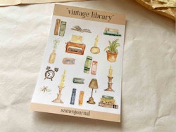 Stickers Sames Journal - Vintage Library