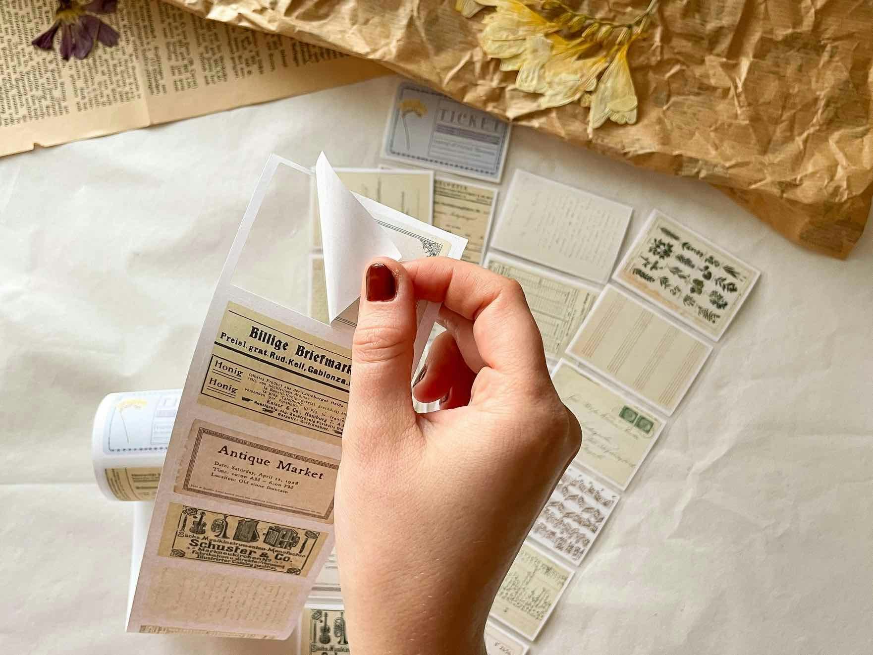 Stickers remsa Sames Journal - Vintage Tickets