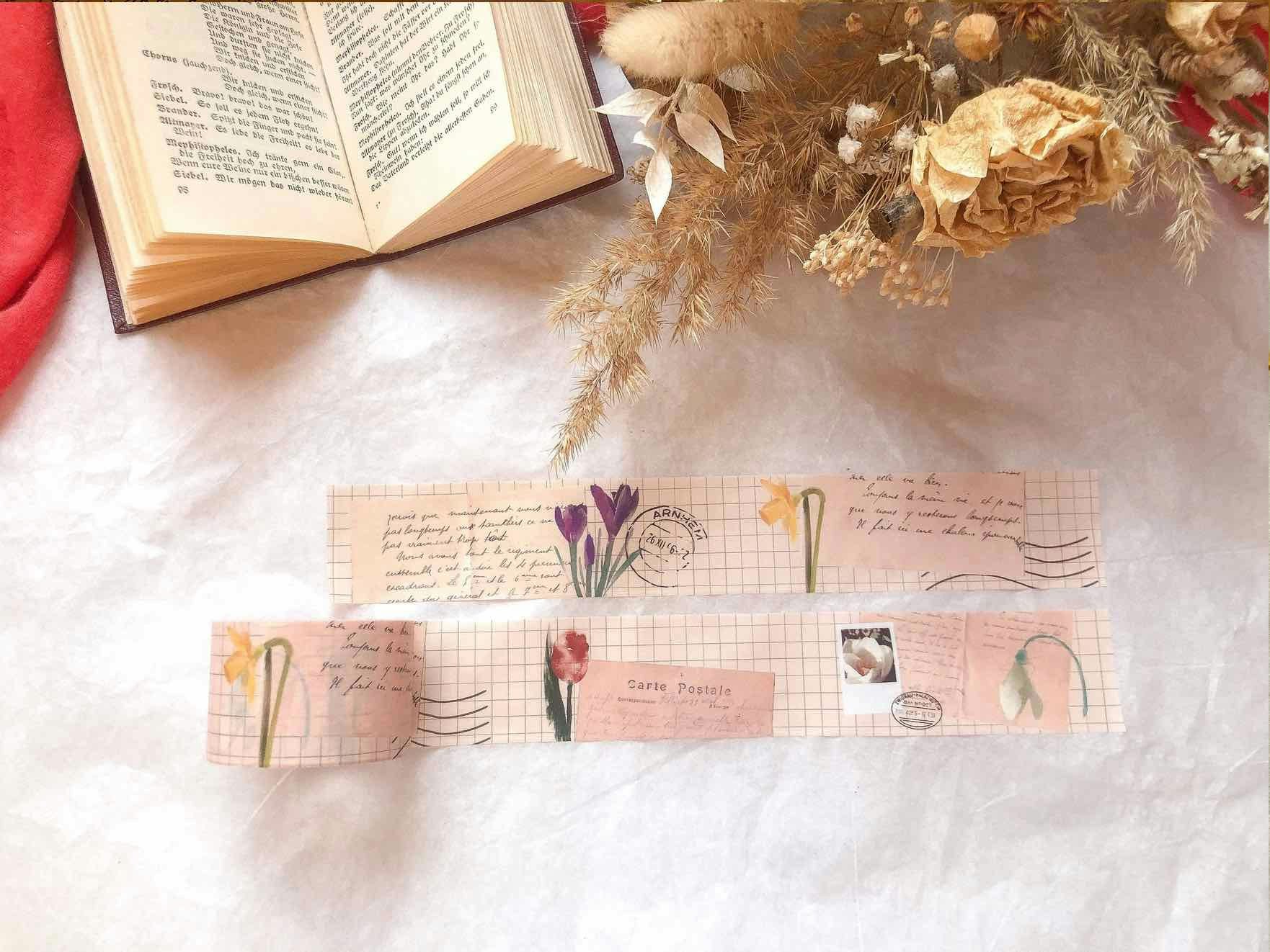 Washitejp Sames Journal - Spring Letter 30 mm