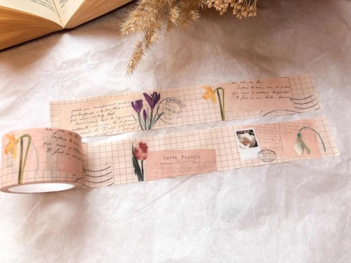 Washitejp Sames Journal - Spring Letter 30 mm