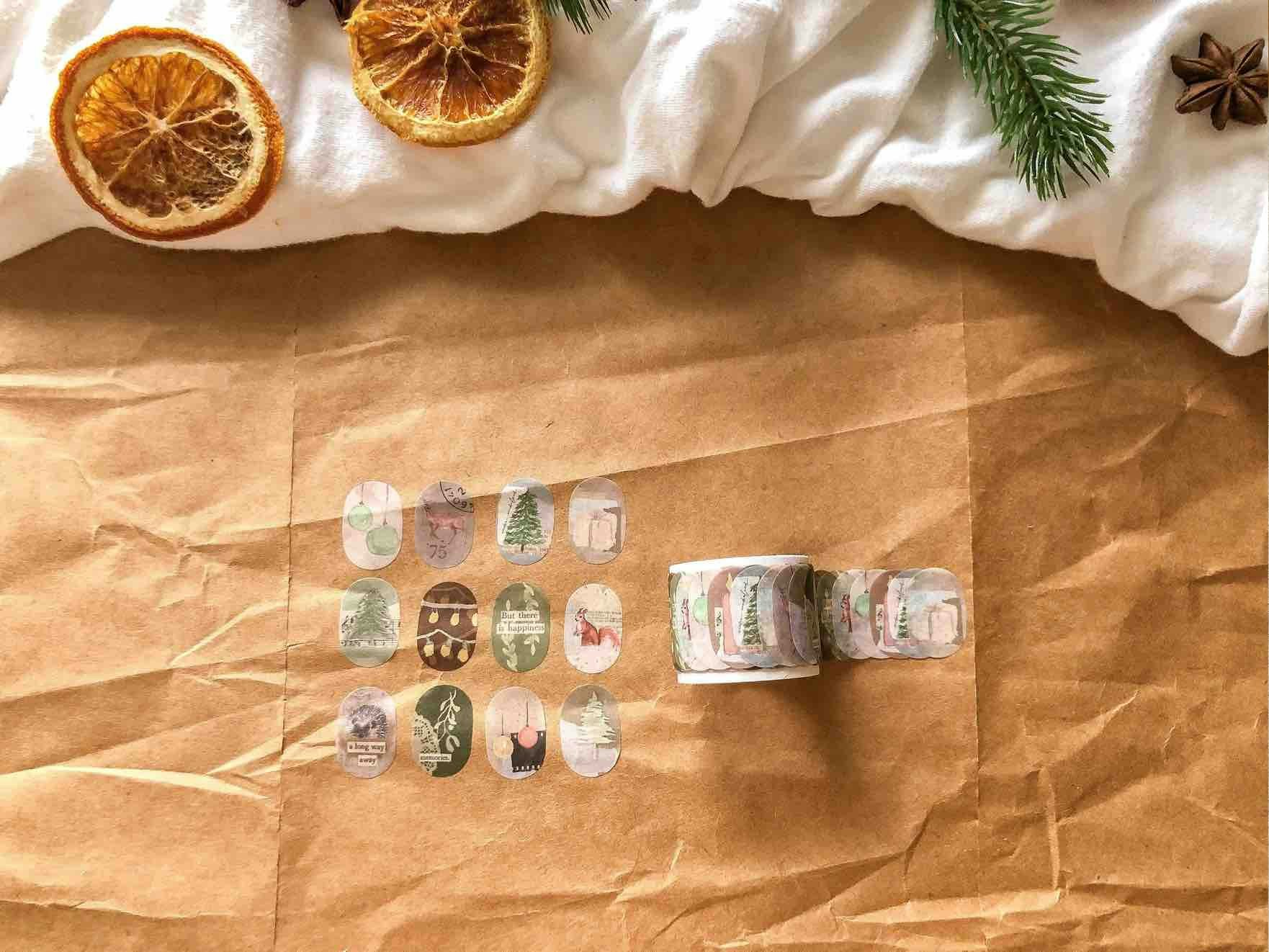 Stickers på rulle Sames Journal - Christmas