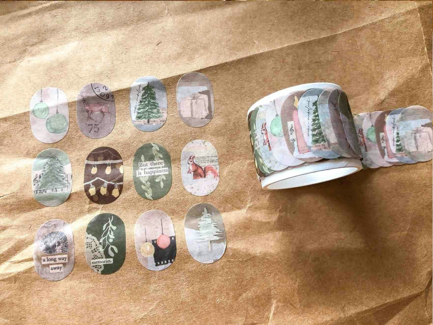 Stickers på rulle Sames Journal - Christmas