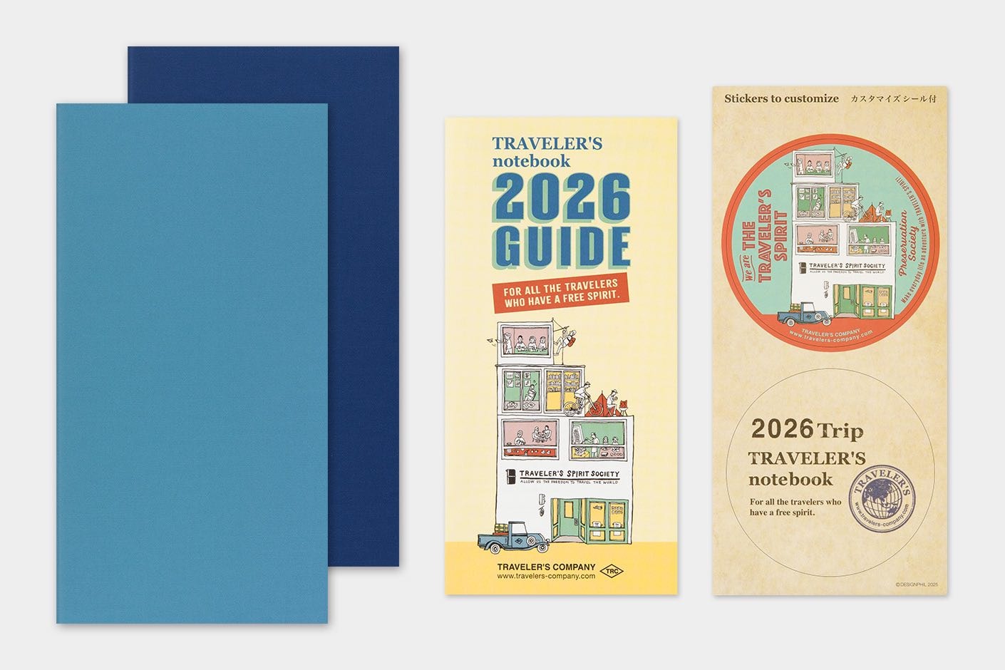 2026 Diary Refill (Weekly + memo) - Regular Size // Traveler's Notebook