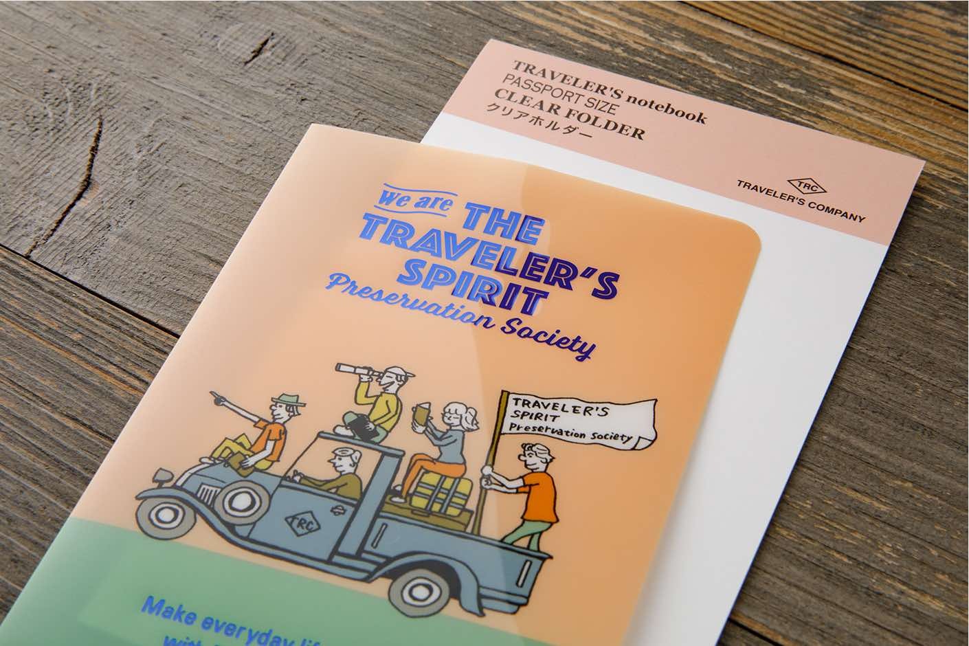 2026 Clear Folder - Passport Size // Traveler's Notebook