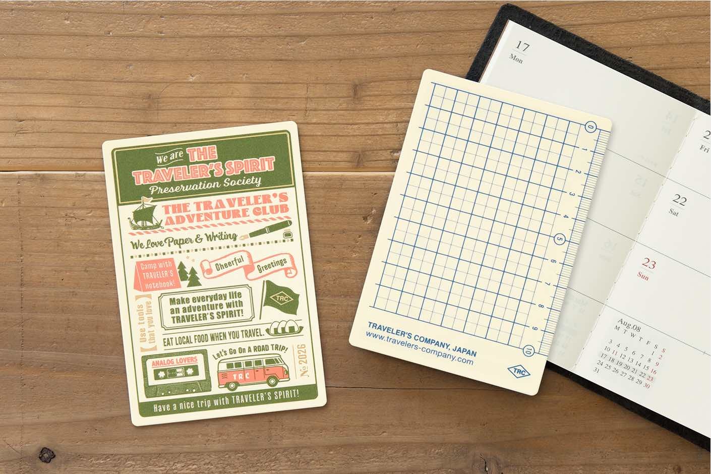 2026 Underlay - Passport Size // Traveler's Notebook