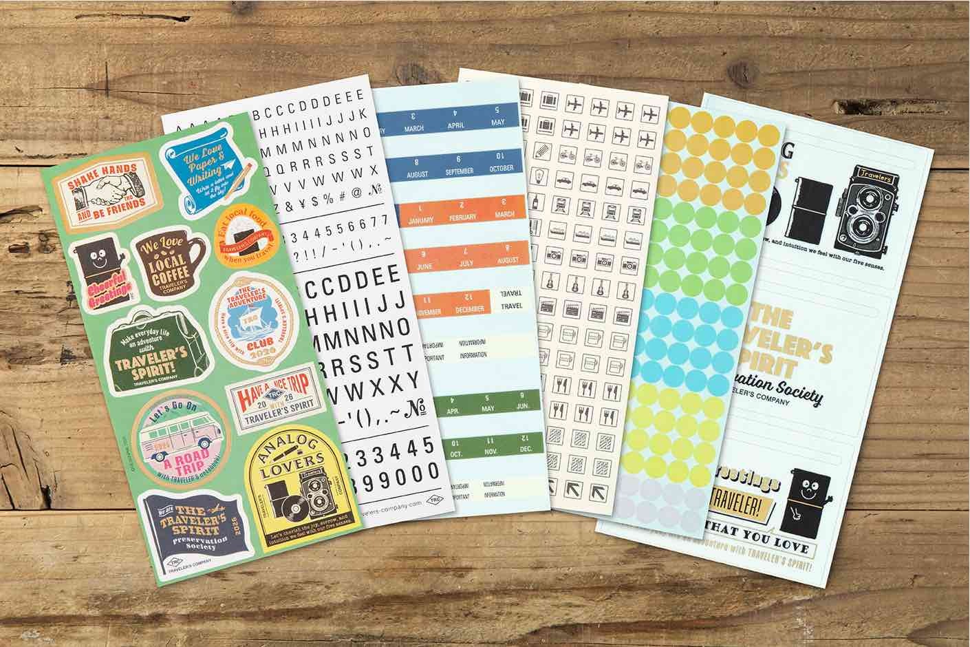 2026 Customized Stickers Set // Traveler's Notebook