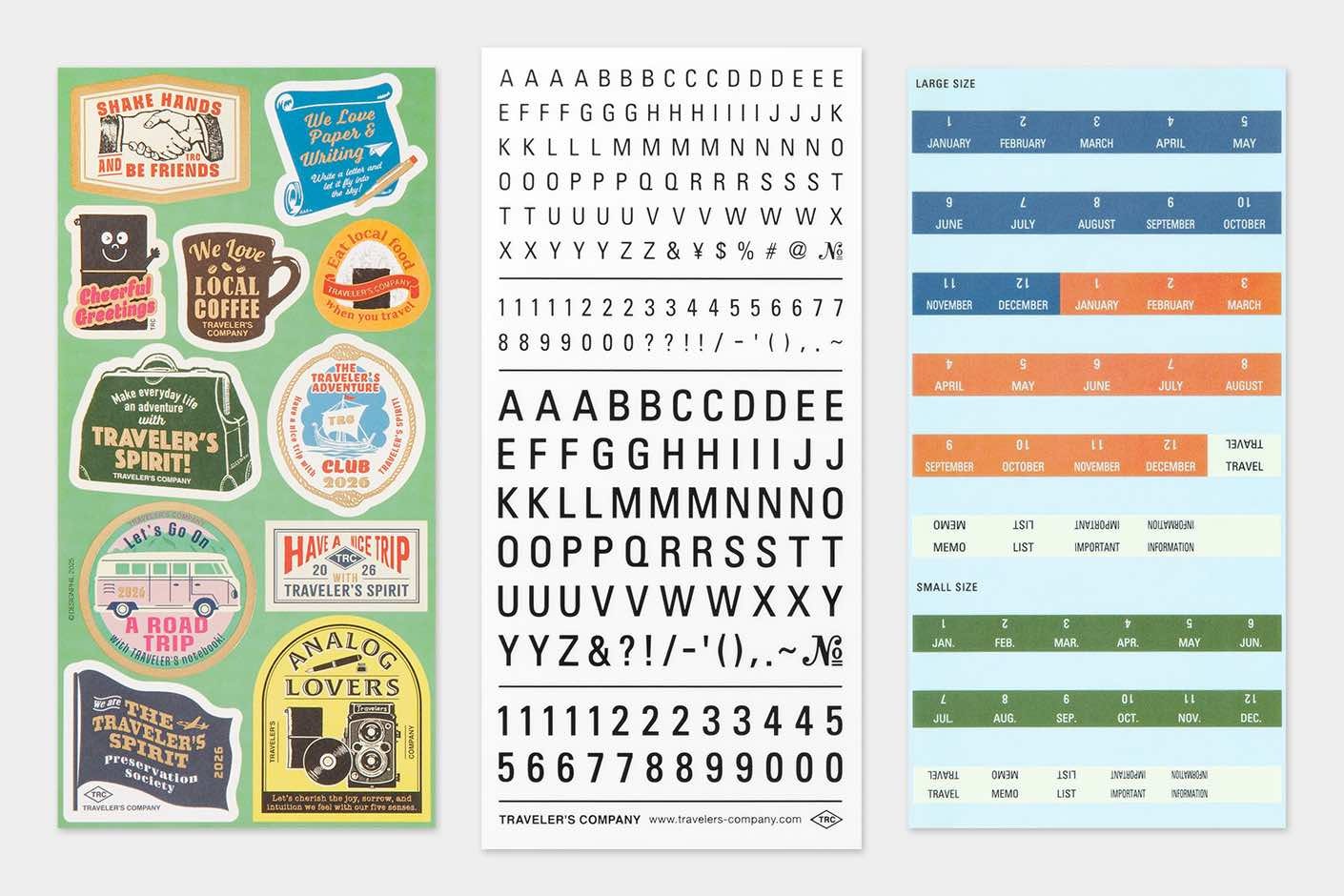 2026 Customized Stickers Set // Traveler's Notebook