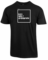 T-skjorte med teksten "Eg e heilt øvegøven"