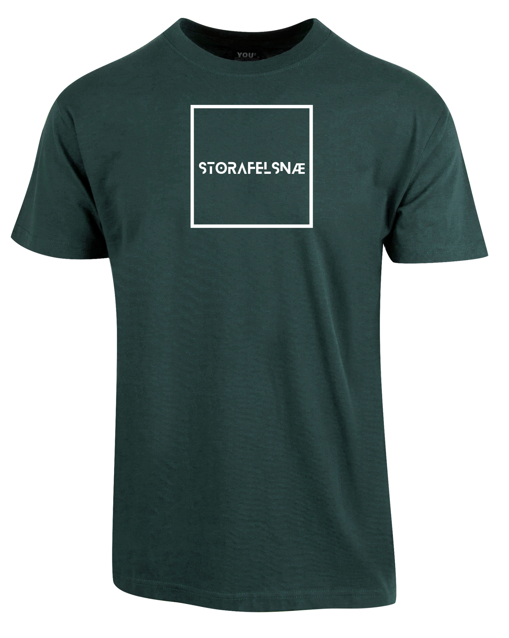 T-skjorte med teksten "Storafelsnæ"