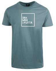 T-skjorte med teksten "DRA MEG I FLETTÅ"