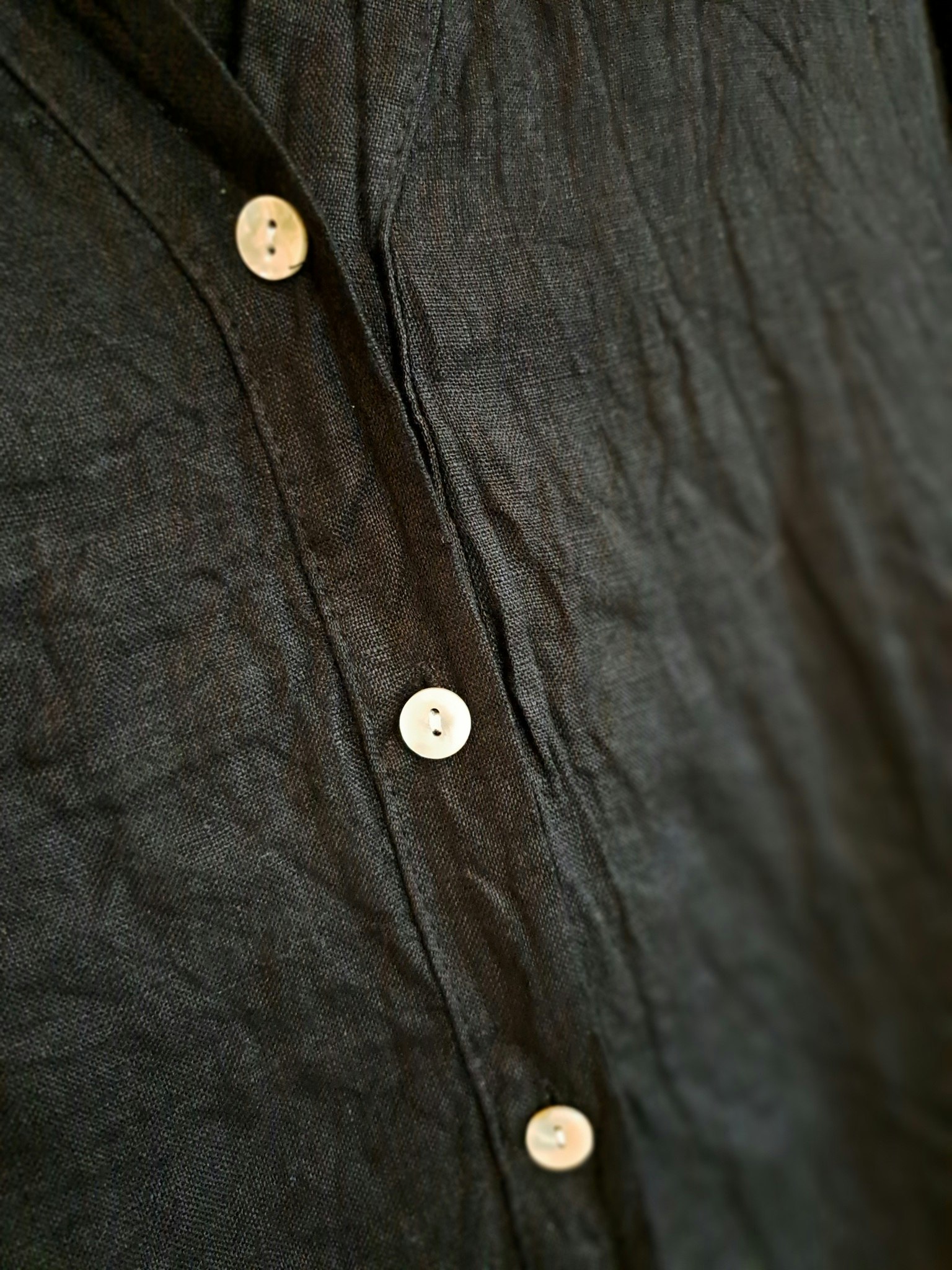 Linneskjorta svart