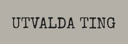 UTVALDA TING logo