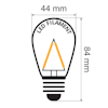 Paquete de 30 Bombillas LED E27 Regulables de Luz Cálida 4 vatios - Clase Energética A+