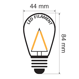 Pack de 30 ampoules LED E27 dimmables, blanc chaud, 4 watts - Classe énergétique A+