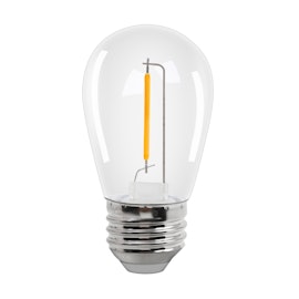 Lámpara LED E27 regulable 3V 0,8W 2200K, ideal para iluminación solar
