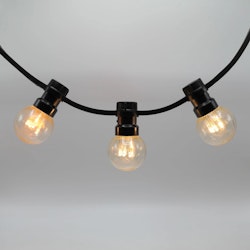 Lyslenke utendørs med faste lamper 10m eller 25m - utbyggbare