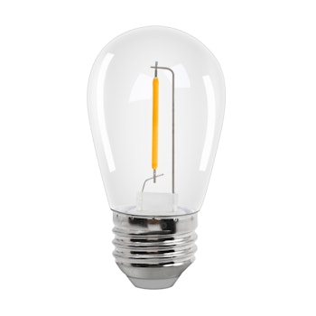 LED-pære E27 1W 2000K - Plast - Dæmpbar