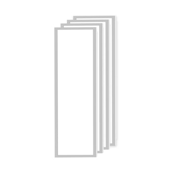 Set med 4 st LED-paneler 30x120cm, UGR