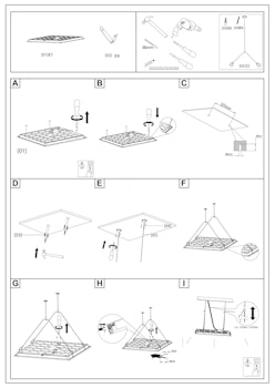LED-panel upphängningsset